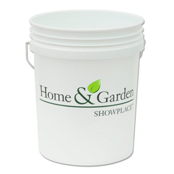 Leaktite 05GLHGS Home And Garden White Plastic Pail - 5 Gallon